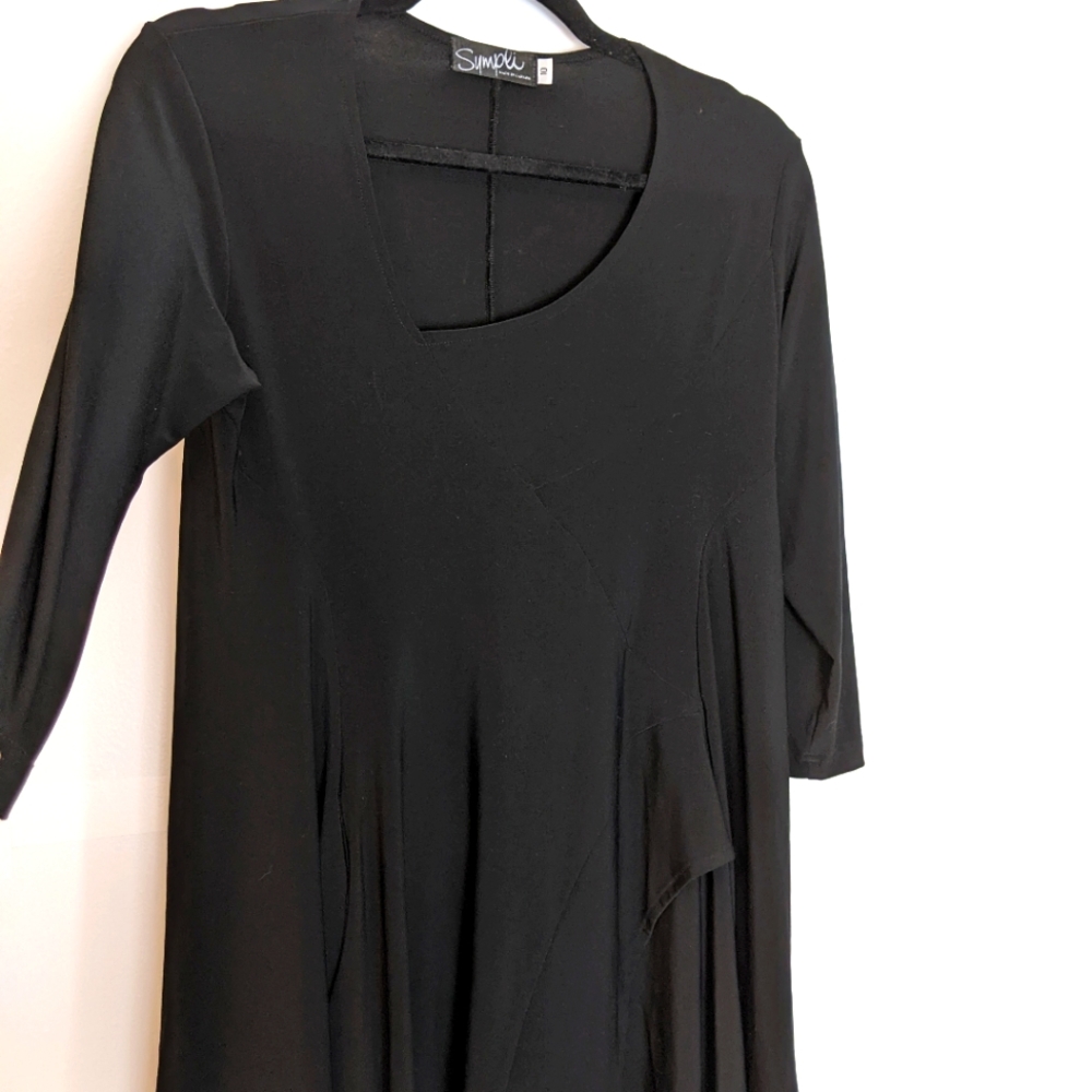 Sympli Canada Asymmetrical Top Lagenlook Size 10 - Picture 6 of 7